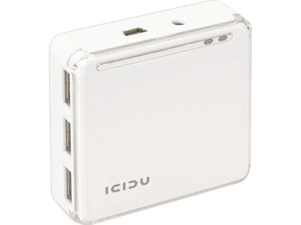 ICIDU - Hubb - 3 x USB 2.0 - skrivbordsmodell