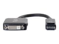 Miniatyrbild 3 av 5: C2G 8in DisplayPort till DVI-D-adapter - DP till DVI D-adapter - Svart - M / F - Videoadapter - DisplayPort (han) till DVI-D (hun) - sortering