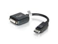 Miniatyrbild 5 av 5: C2G 8in DisplayPort till DVI-D-adapter - DP till DVI D-adapter - Svart - M / F - Videoadapter - DisplayPort (han) till DVI-D (hun) - sortering