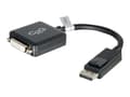 Miniatyrbild 1 av 5: C2G 8in DisplayPort till DVI-D-adapter - DP till DVI D-adapter - Svart - M / F - Videoadapter - DisplayPort (han) till DVI-D (hun) - sortering