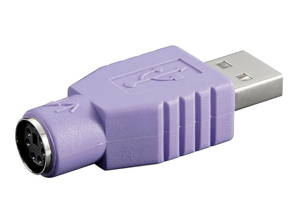 goobay - Adapter för tangentbord/mus - PS/2 (hona) till USB (hane)