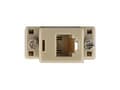Miniatyrbild 3 av 4: Delock Assembly Kit - Seriell adapter - DB-9 (hona) skruvbar till RJ-11/RJ-14 (hona) - individually assignable serial interface - grå