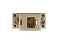 Delock Assembly Kit - Seriell adapter - DB-9 (hona) skruvbar till RJ-11/RJ-14 (hona) - individually assignable serial interface - grå