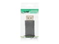Miniatyrbilde 3 av 4: InLine 17196A, DisplayPort male, Mini DisplayPort, Sort