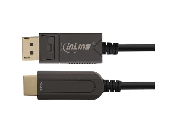 InLine 17180C, 20 m, DisplayPort, HDMI, Hankjønn, Hankjønn, Rett