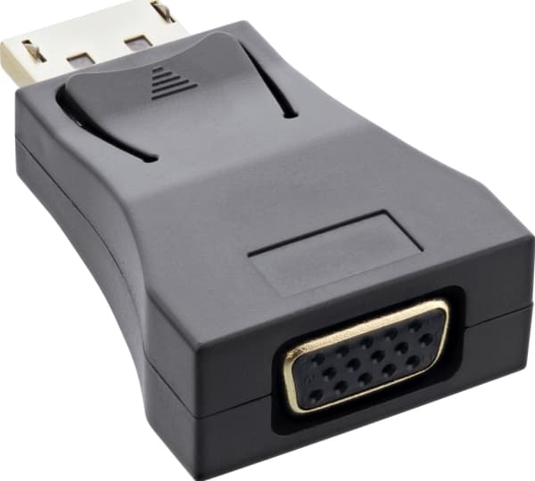 InLine 17196C, DisplayPort male, VGA, Sort