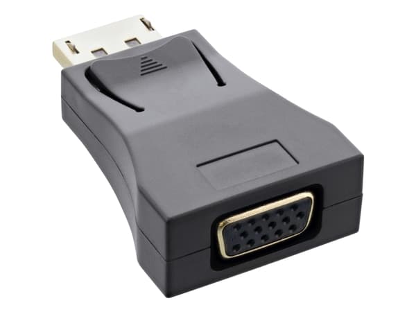 InLine 17196C, DisplayPort male, VGA, Sort