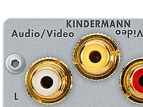 Kindermann 7444000530, 3x RCA, 3x RCA, Sølv