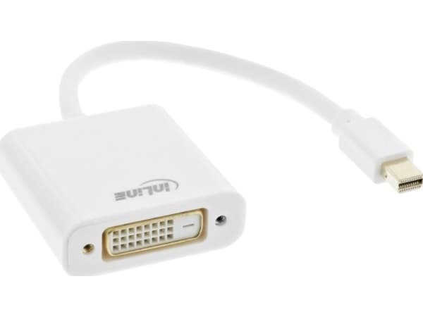 InLine 17194K, 0,15 m, Mini DisplayPort, DVI-D, Hankjønn, Hunkjønn, 1080p