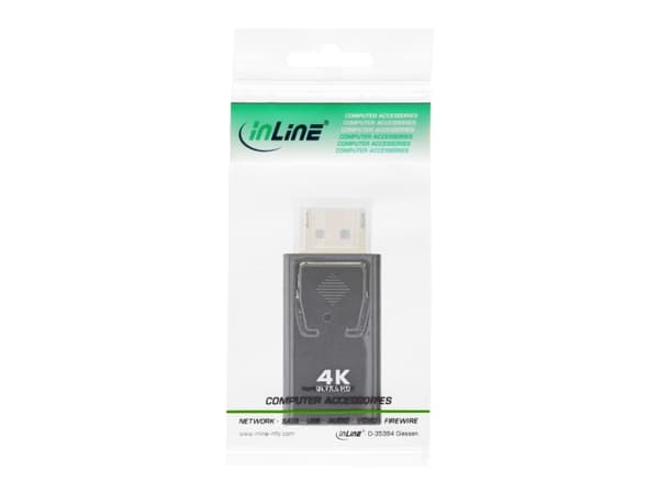 InLine 17198M, DisplayPort male, HDMI, Sort