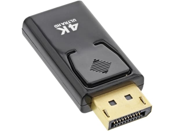 InLine 17198M, DisplayPort male, HDMI, Sort