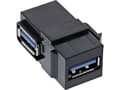 Miniatyrbild 2 av 4: InLine 76202K, USB 3.1 (Gen.1) A hona, USB 3.0 A, Sortera