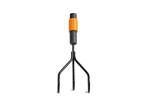 Fiskars QuikFit, Harauskone, Metalli, Musta, Oranssi, Muovi, 305 mm