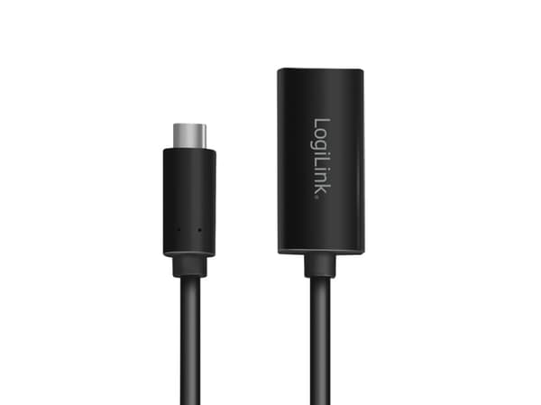 LogiLink UA0380, 0,15 m, USB Type-C, HDMI, hane, hona, rak