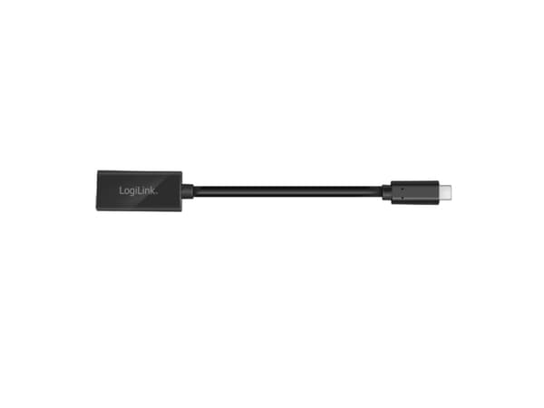 LogiLink UA0380, 0,15 m, USB Type-C, HDMI, hane, hona, rak