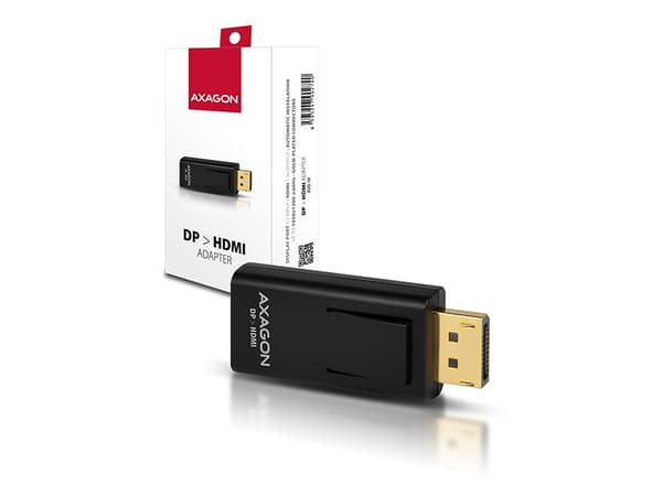 Axagon RVD-HI, DisplayPort, HDMI, Hankjønn, Hunkjønn, Rett, Rett