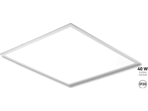 MICOLED Panel LED OfficeLight 40W, 4000K, max 4120lm, IP44 595x595 DALI
