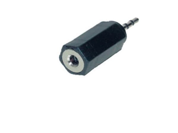 shiverpeaks BASIC-S lydadapter 2,5 mm jack-plugg - 3,5 mm jack-kontakt, stereo, i polybag med Euro (BS57020)
