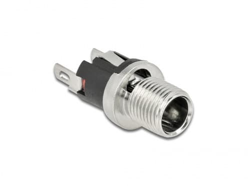 Delock - Strøm-konnektor - DC jackstik 5,5 x 2,1 mm (hun) - 16 V - 3 A