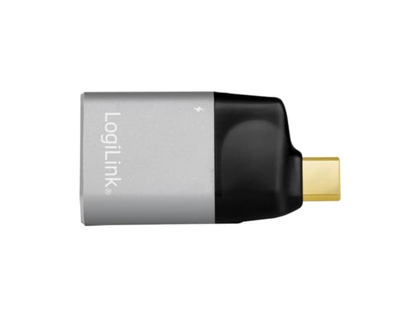 LogiLink CUA0203, USB Type-C, HDMI Typ A (standard), Svart, Grå