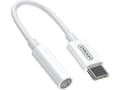Miniatyrbild 1 av 4: Joyroom adapter headphone adapter 3.5 mm mini jack (female) - USB Type C (male) white (SH-C1)