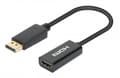 Miniatyrbild 1 av 5: Manhattan 153713, DisplayPort, HDMI, 0,15 m, Svart