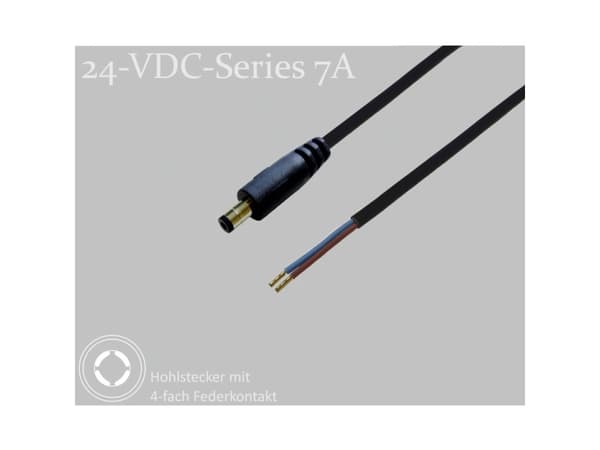 BKL Electronic DC-stikforbindelse DC-hulstik - Kabelsko 5.5 mm 2.1 mm 1.5 m 1 stk Single
