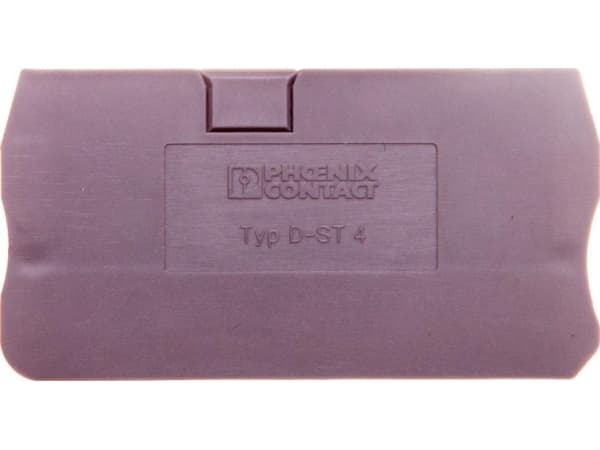 Phoenix D-ST 4, Kåpa för kopplingsplintar, 50 styck, Grå, 2,2 mm, 55,9 mm, 29 mm