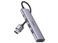 Pikkukuva 1 / 3: Ugreen 20805, USB 3.2 Gen 1 (3.1 Gen 1) Type-A, USB 3.2 Gen 1 (3.1 Gen 1) Type-A, 480 Mbit/s, Harmaa, Alumiini, Pyöreä kaapeli