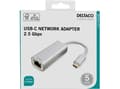 Pikkukuva 5 / 5: USB-C verkkosovitin DELTACO, 2,5G, alumiini / USBC-GIGA6