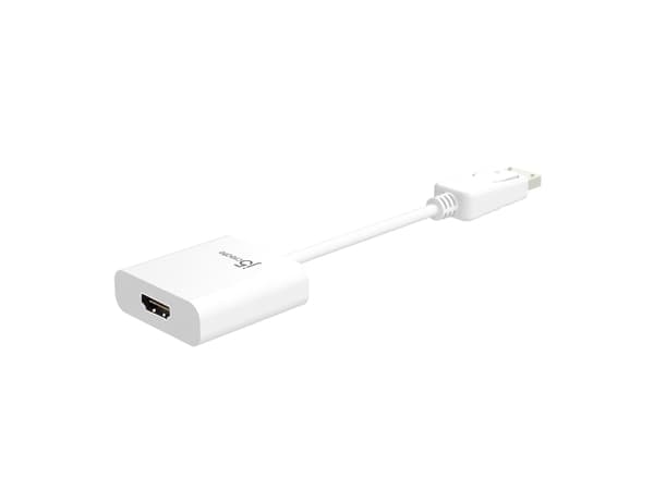 j5create JDA154-N DisplayPort™ til HDMI™-adapter, 0,09 m, DisplayPort, HDMI, Hankjønn, Hunkjønn, Rett