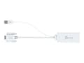 Miniatyrbilde 4 av 5: j5create JDA214 - Adapterkabel - HDMI hunn til USB, HD-15 (VGA) hann - 17.6 cm - hvit - 1920 x 1200 støtte