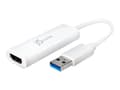Miniatyrbild 3 av 5: j5create JUA254 - Adapterkabel - USB hane till HDMI hona - 8 m - vit - stöd för 1080p, 2048 x 1152 stöd