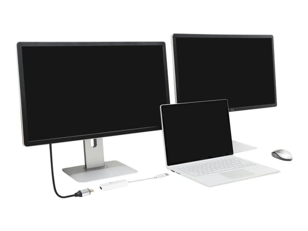 j5create JUA254 - Adapterkabel - USB hane till HDMI hona - 8 m - vit - stöd för 1080p, 2048 x 1152 stöd