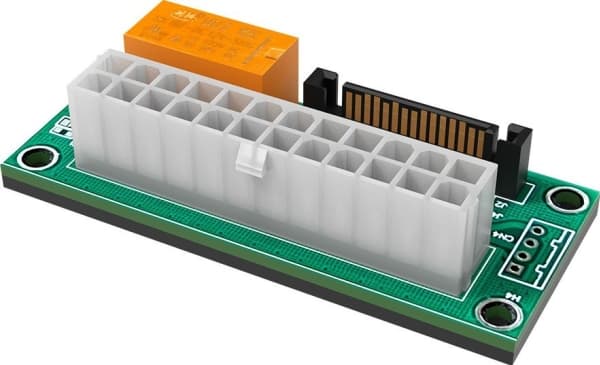 Akasa dobbel/multi strømforsyningsadapter for strømforsyningssynkronisering