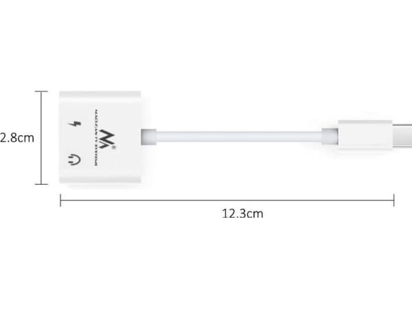 Adapter USB Maclean Adapter USB type-C 3,5 mm jack PD MCTV-848