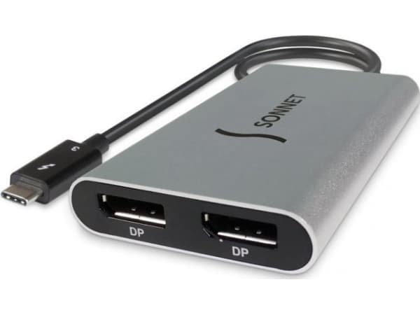 Sonnet - Videoadapter - 24 stift USB-C (hane) till DisplayPort (hona) - DisplayPort 1.2