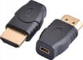 Miniatyrbild 1 av 2: PremiumCord AV-adapter PremiumCord micro HDMI typ D females - HDMI typ A males