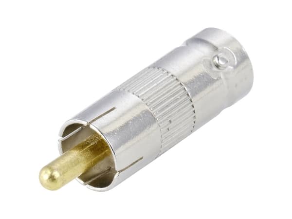 TRU COMPONENTS TC-10477712 BNC-adapter BNC-bøsning - Cinch-stik 1 stk