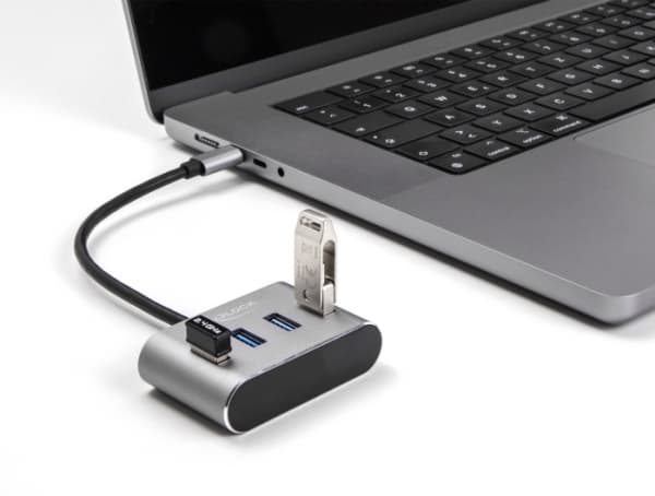 Delock - Hubb - 4 x USB 3.2 Gen 1 - skrivbordsmodell