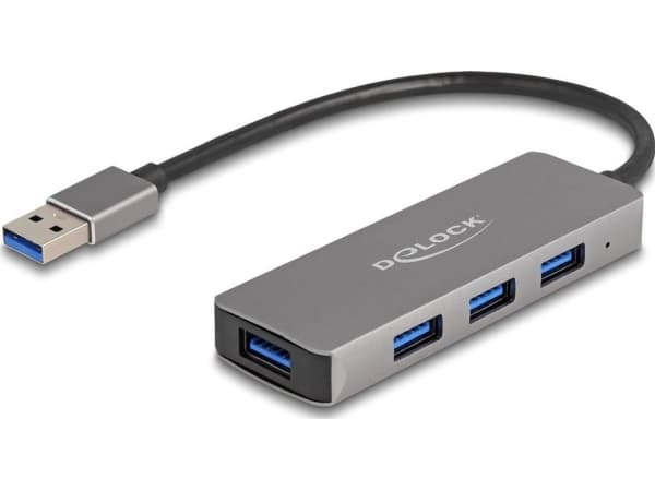 Delock - Hubb - 4 x USB 3.2 Gen 1 - skrivbordsmodell