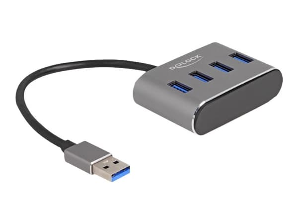 Delock - Hubb - 4 x USB 3.2 Gen 1 - skrivbordsmodell