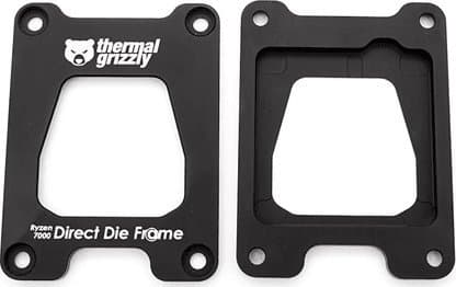 Thermal Grizzly Direct Die Frame - Exponerad die CPU monteringsram - svart