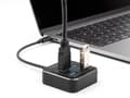 Pikkukuva 3 / 4: DeLOCK 64191, USB 3.2 Gen 2 (3.1 Gen 2) Type-C, USB 3.2 Gen 2 (3.1 Gen 2) Type-A, 10000 Mbit/s, Musta, Alumiini, Muovi, 0,19 m