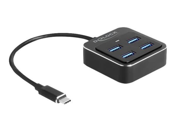 Delock - Hub - 4 x USB 3.2 Gen 2 - stasjonær