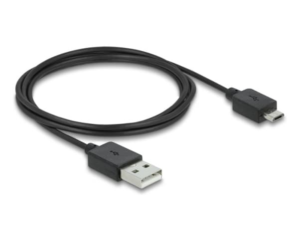 Delock - High Speed - videokort - HDMI, Mikro-USB typ B (endast ström) hane till DisplayPort hona - 18 cm - svart - 8K30 Hz (7680 x 4320) stöd, 3D-vi
