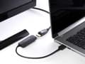 Miniatyrbild 4 av 5: Delock - High Speed - videokort - HDMI, Mikro-USB typ B (endast ström) hane till DisplayPort hona - 18 cm - svart - 8K30 Hz (7680 x 4320) stöd, 3D-vi