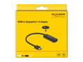 Miniatyrbild 5 av 5: Delock - High Speed - videokort - HDMI, Mikro-USB typ B (endast ström) hane till DisplayPort hona - 18 cm - svart - 8K30 Hz (7680 x 4320) stöd, 3D-vi