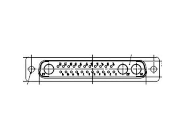 Molex 1727040027 D-SUB-kontakt Antal poler: 25 Lödhuvud 1 st Box