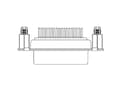 Miniatyrbilde 2 av 2: Molex 1731130238 D-SUB stikforbindelse Poltal: 78 Loddepins 1 stk Bulk